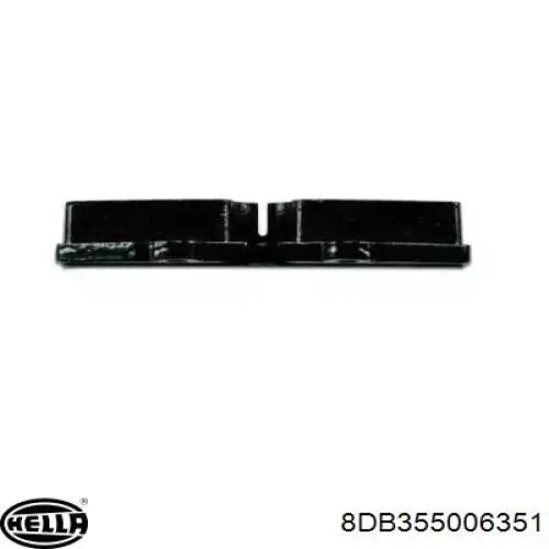 Задние тормозные колодки 8A0698451A VAG