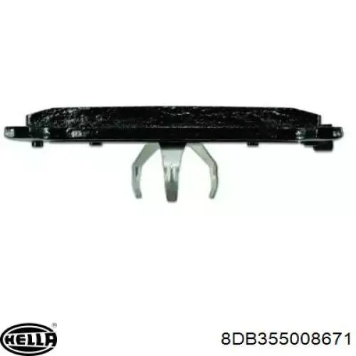 Задние тормозные колодки 8DB355008671 HELLA