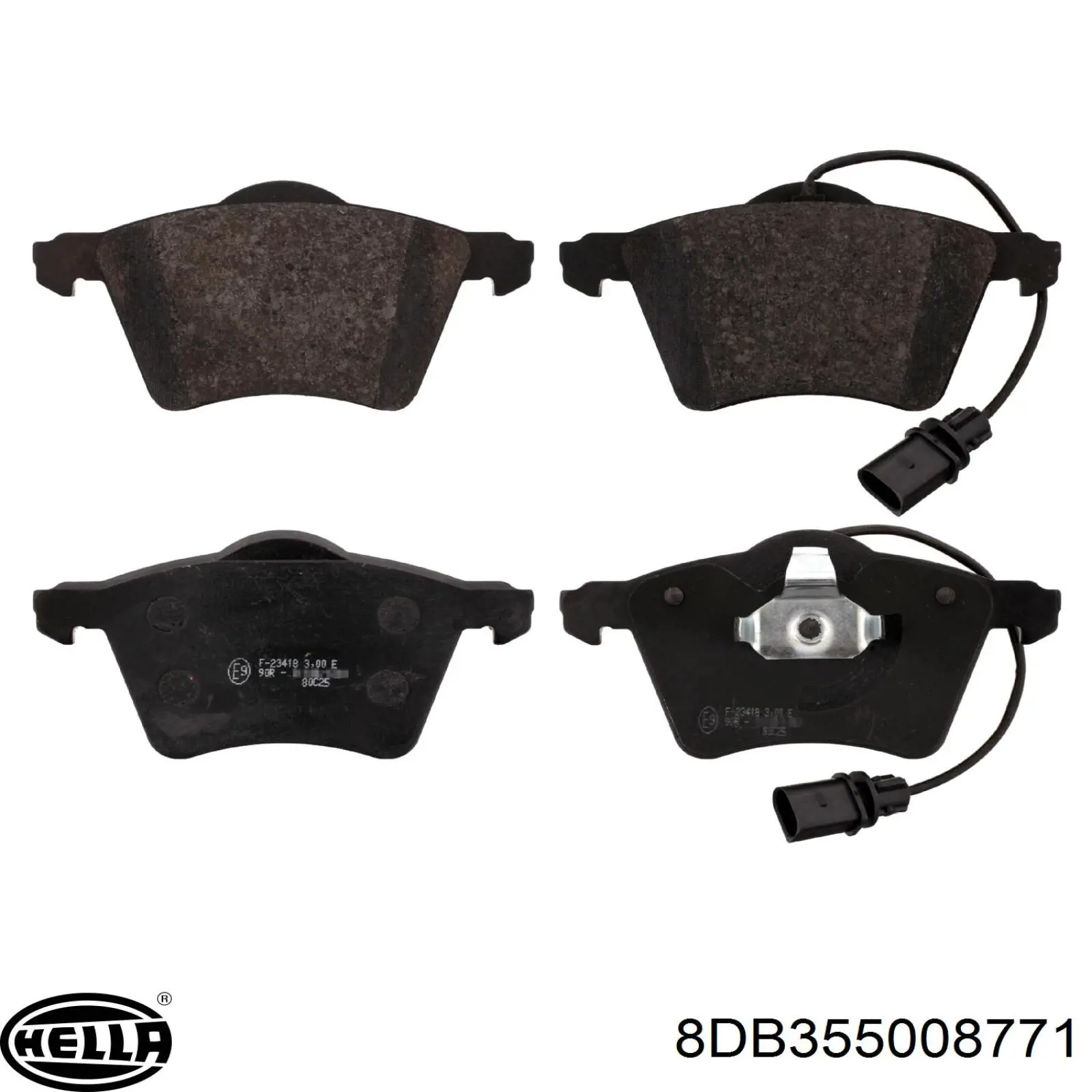7D0618151F VAG Колодки передние