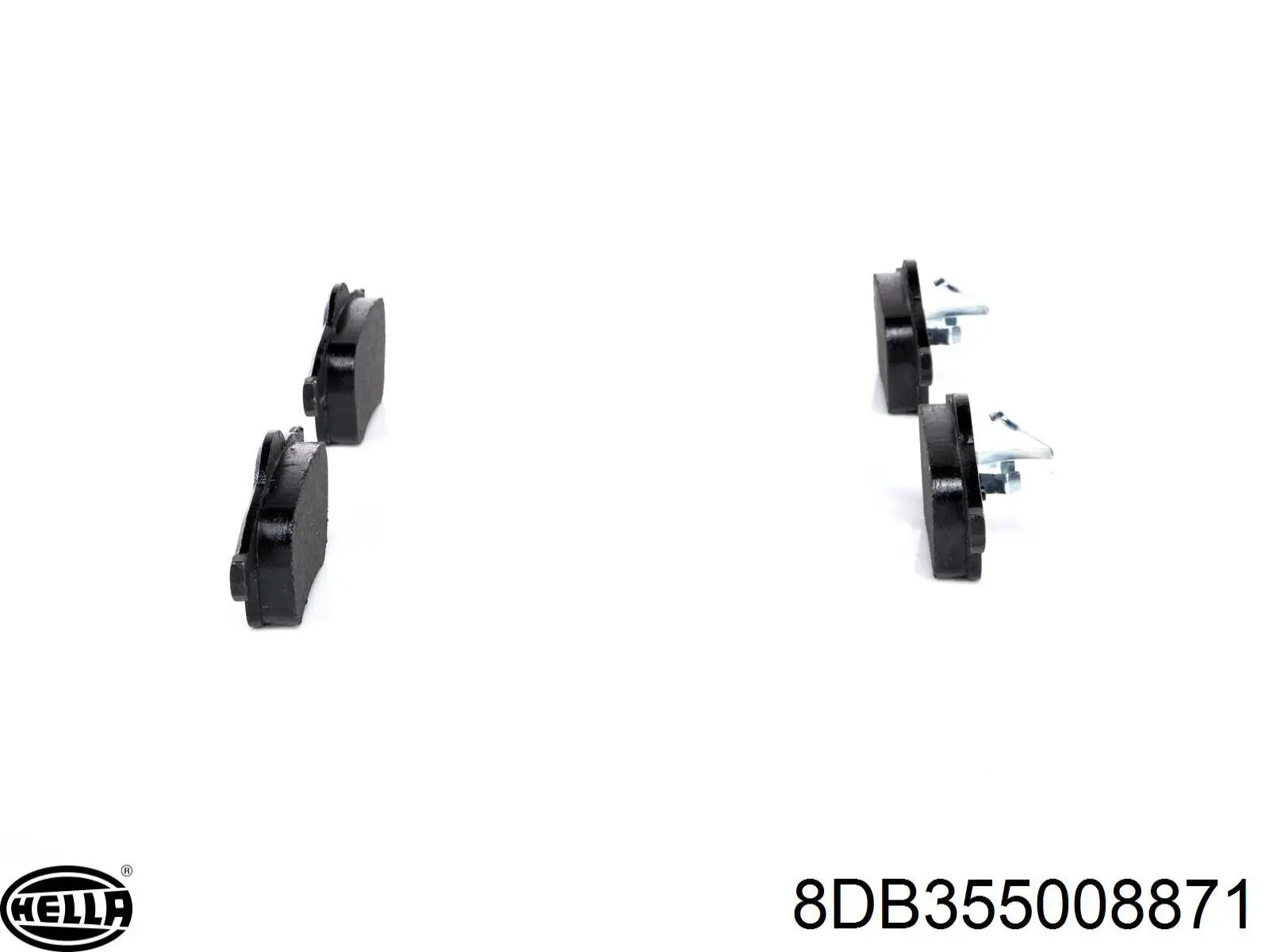 Задние тормозные колодки 8DB355008871 HELLA