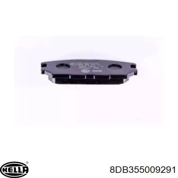 Задние тормозные колодки 8DB355009291 HELLA