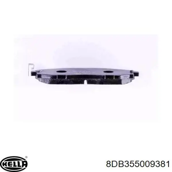 Передние тормозные колодки 8DB355009381 HELLA