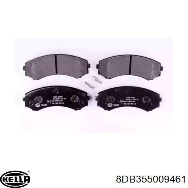 Передние тормозные колодки 8DB355009461 HELLA