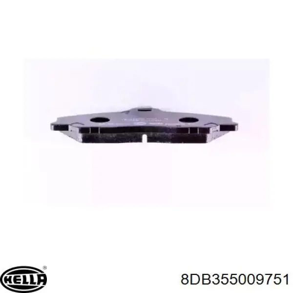 Передние тормозные колодки 8DB355009751 HELLA