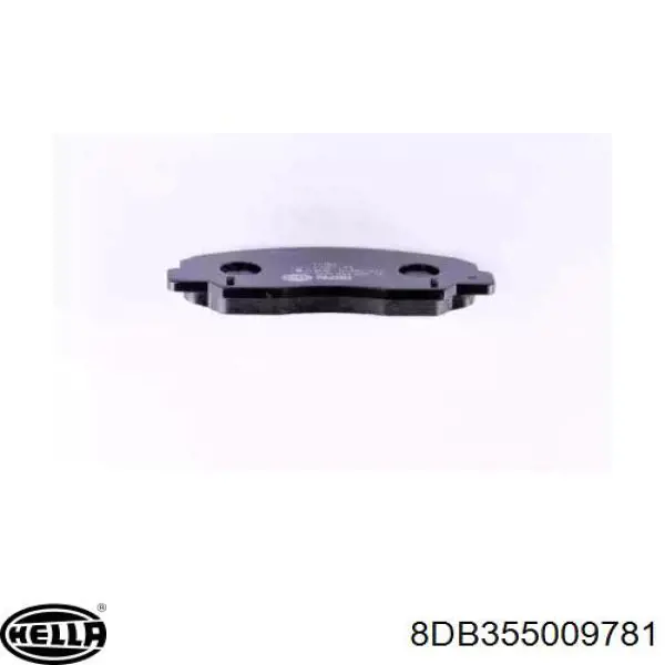 Передние тормозные колодки 8DB355009781 HELLA