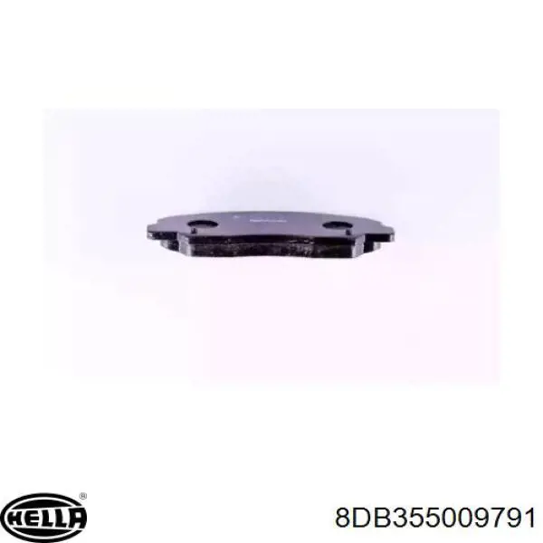 Передние тормозные колодки 8DB355009791 HELLA