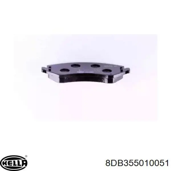 Передние тормозные колодки 8DB355010051 HELLA