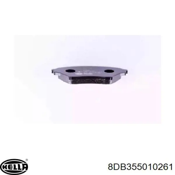 Передние тормозные колодки 8DB355010261 HELLA