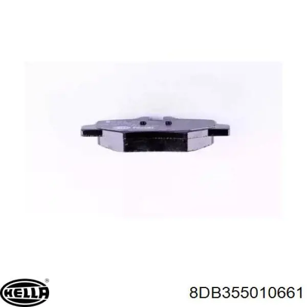Купить 8DB355010661 HELLA Колодки тормозные задние, дисковые