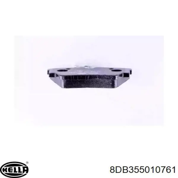 Купить 8DB355010761 HELLA Колодки тормозные задние, дисковые