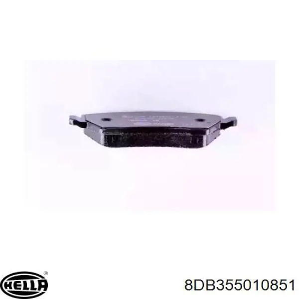 Купить 8DB355010851 HELLA Колодки тормозные
