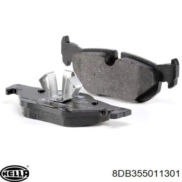 Задние тормозные колодки 8DB355011301 HELLA