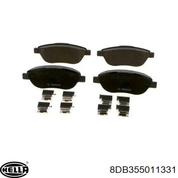 Тормозные колодки Jurid/Bendix BPD1475