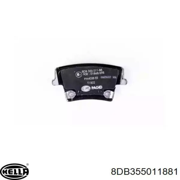 Задние тормозные колодки 8DB355011881 HELLA