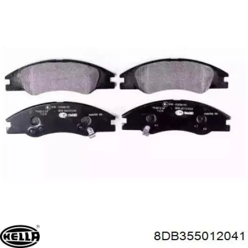 Колодки HELLA 8DB355012041 цена, от 20.27 USD