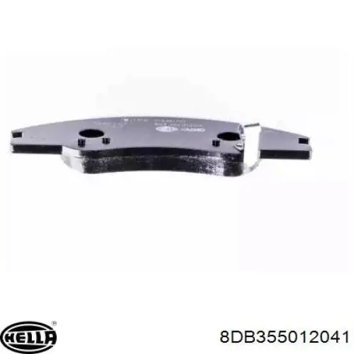 Купить 8DB355012041 HELLA Колодки тормозные