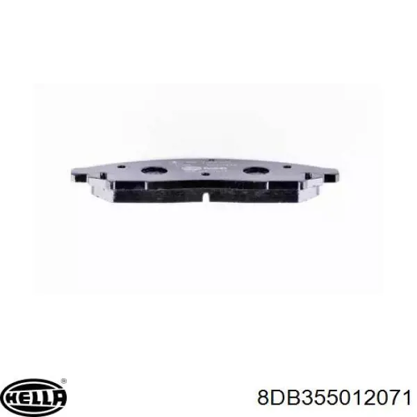 Купить 8DB355012071 HELLA Колодки тормозные