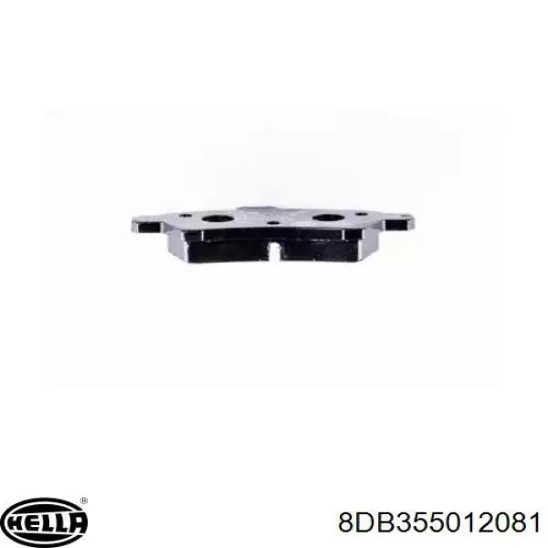 Купить 8DB355012081 HELLA Колодки тормозные задние, дисковые