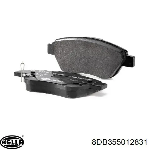 8DB355012831 HELLA Колодки передние
