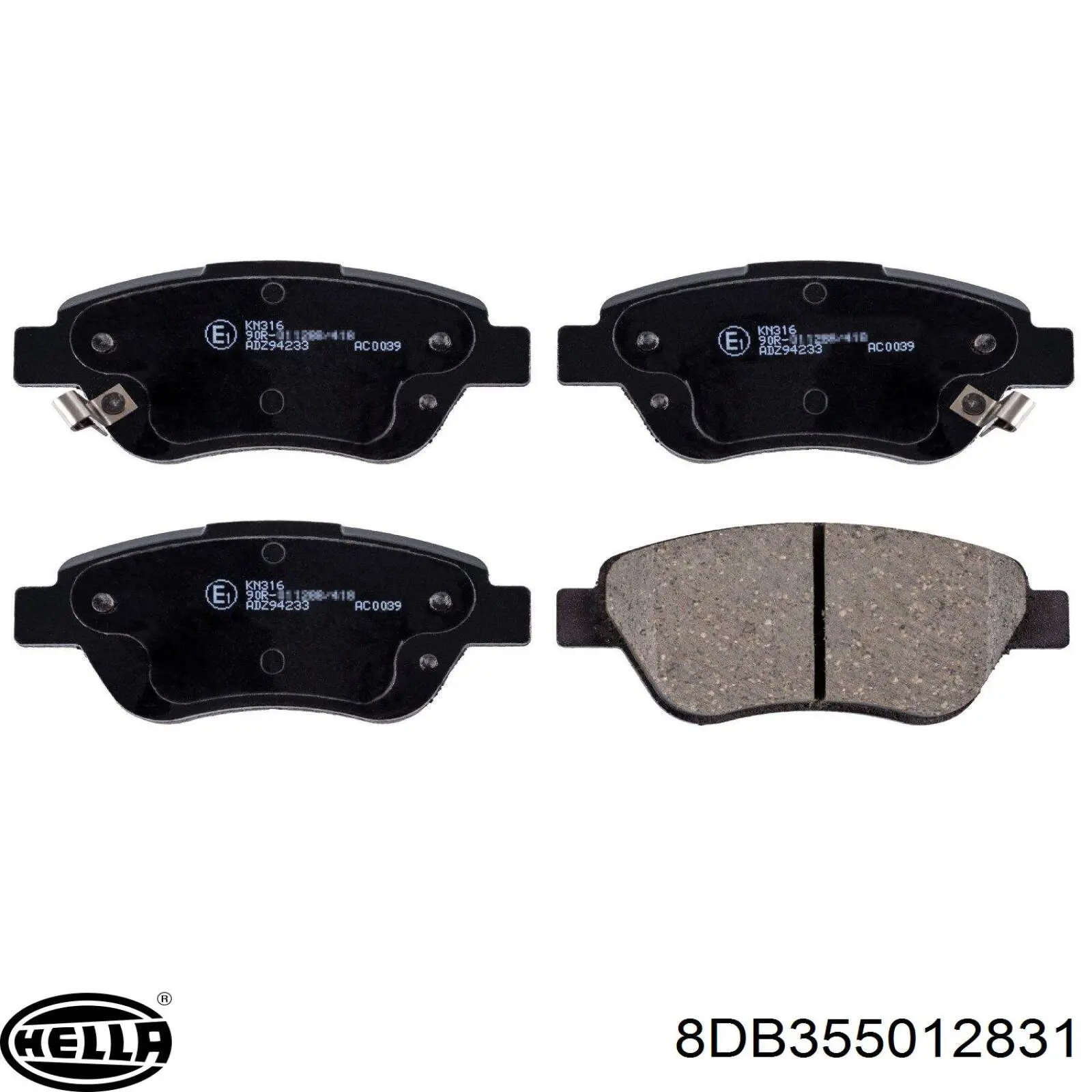 Колодки HELLA 8DB355012831 цена, от 21.14 USD