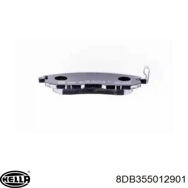 Купить 8DB355012901 HELLA Колодки тормозные