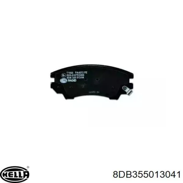 Купить 8DB355013041 HELLA Колодки тормозные