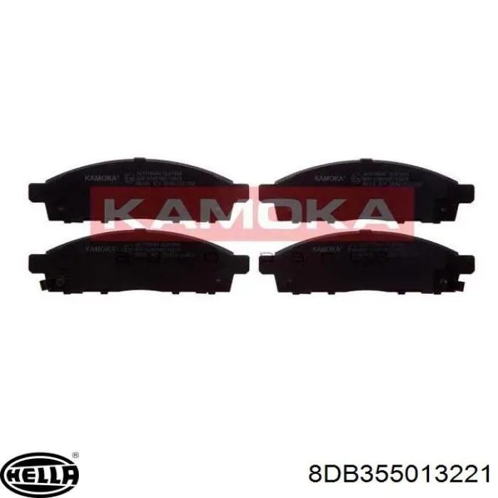 Передние тормозные колодки 8DB355013221 HELLA