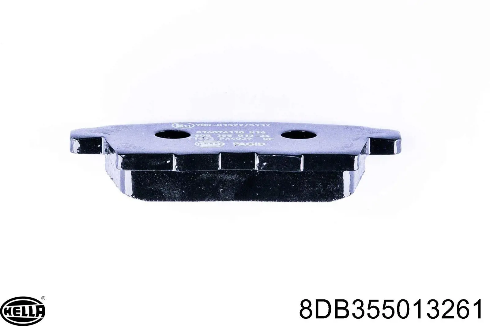 Задние тормозные колодки 8DB355013261 HELLA