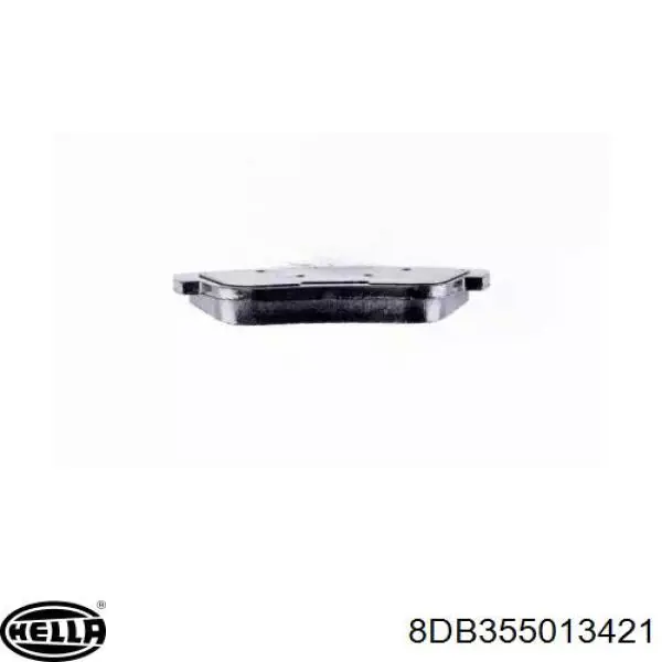 Купить 8DB355013421 HELLA Колодки тормозные задние, дисковые
