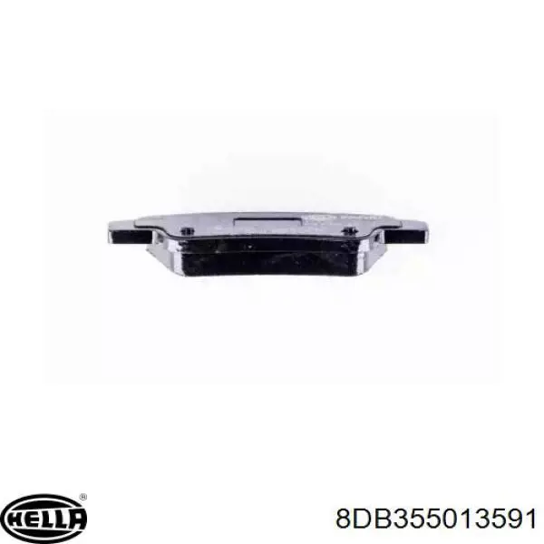 Купить 8DB355013591 HELLA Колодки тормозные задние, дисковые