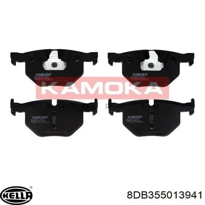 Задние тормозные колодки 8DB355013941 HELLA