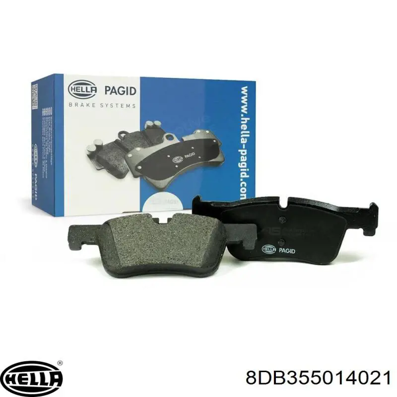 Задние тормозные колодки 8DB355014021 HELLA