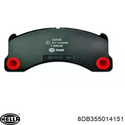 Колодки HELLA 8DB355014151 цена, от 126.47 USD