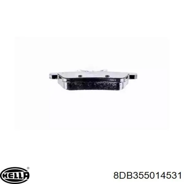 Купить 8DB355014531 HELLA Колодки тормозные задние, дисковые