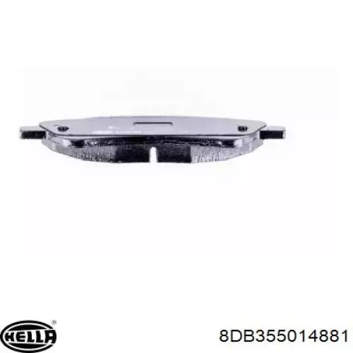 Купить 8DB355014881 HELLA Колодки тормозные