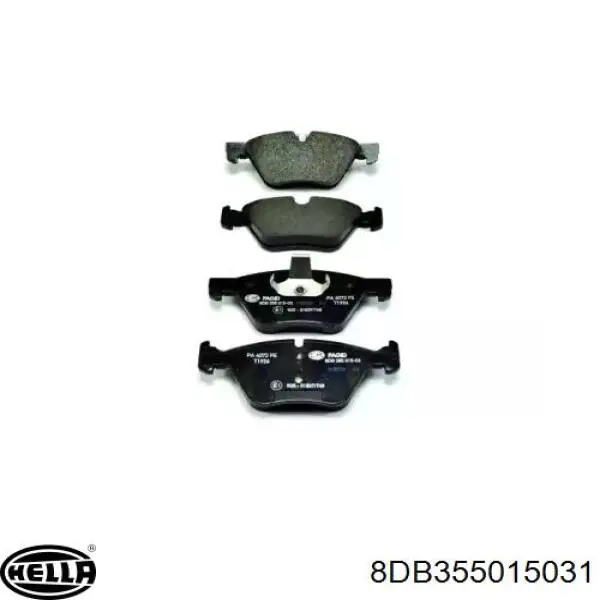 Колодки HELLA 8DB355015031 цена, от 51.64 USD