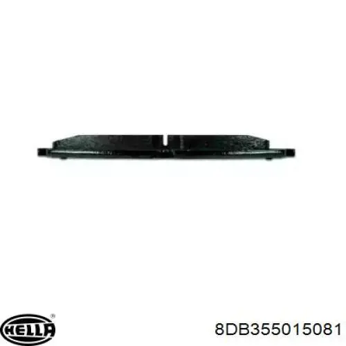Купить 8DB355015081 HELLA Колодки тормозные