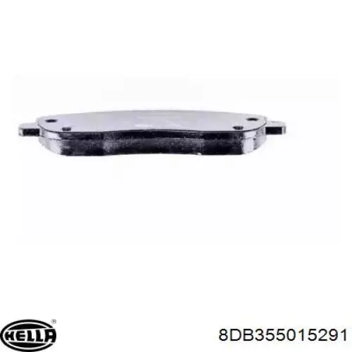 Купить 8DB355015291 HELLA Колодки тормозные