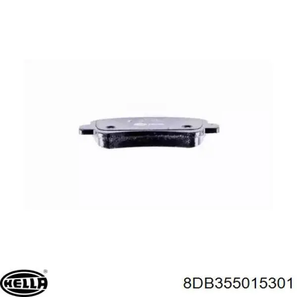 Купить 8DB355015301 HELLA Колодки тормозные задние, дисковые