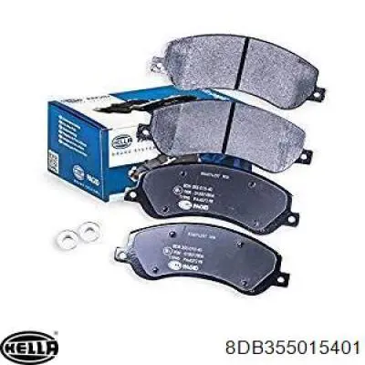 Купить 8DB355015401 HELLA Колодки тормозные