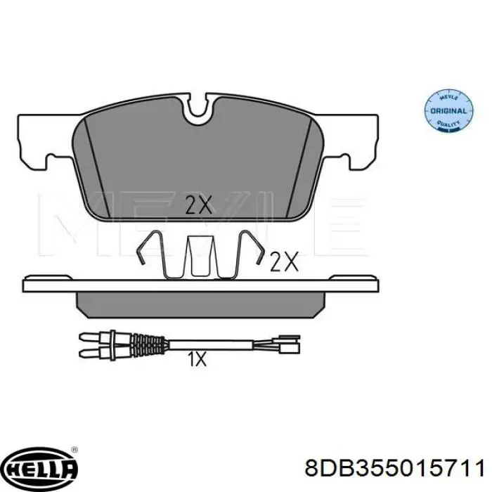 Купить 1647863080 Peugeot/Citroen Колодки тормозные
