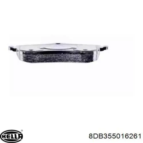 Передние тормозные колодки 8DB355016261 HELLA