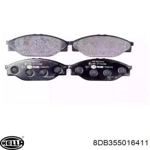Передние тормозные колодки 5002253 Ashika