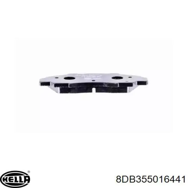 Купить 8DB355016441 HELLA Колодки тормозные