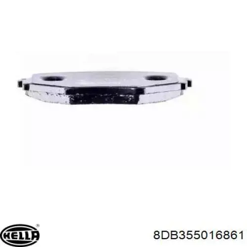 Передние тормозные колодки 8DB355016861 HELLA