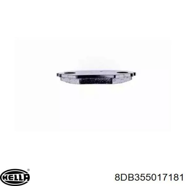 8DB355017181 HELLA колодки тормозные передние дисковые