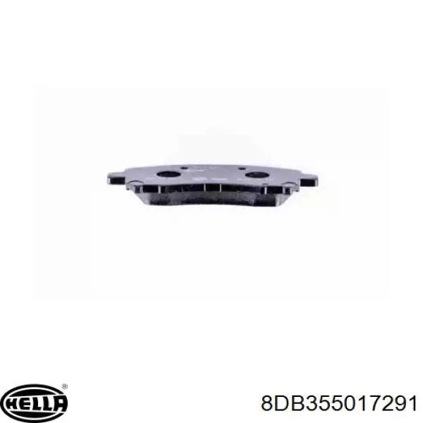 Передние тормозные колодки 8DB355017291 HELLA