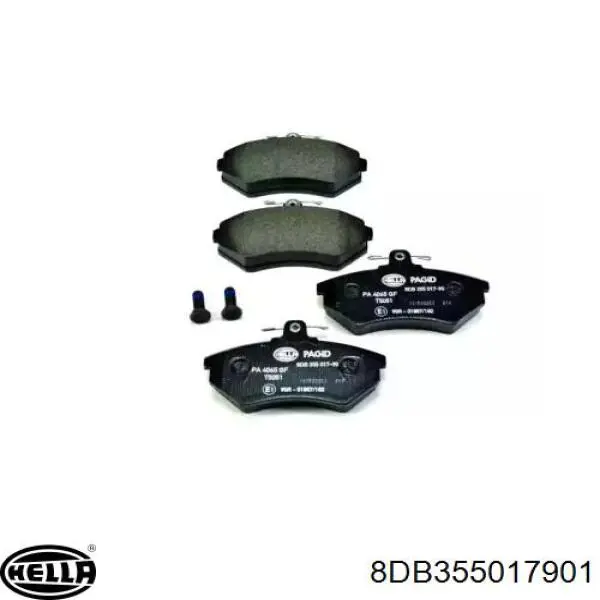 Колодки HELLA 8DB355017901 цена, от 17.58 USD