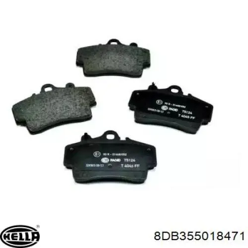 Колодки HELLA 8DB355018471 цена, от 8.89 USD