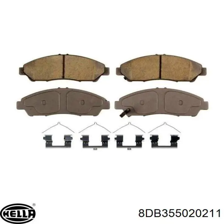 Передние тормозные колодки 161896 Power Stop